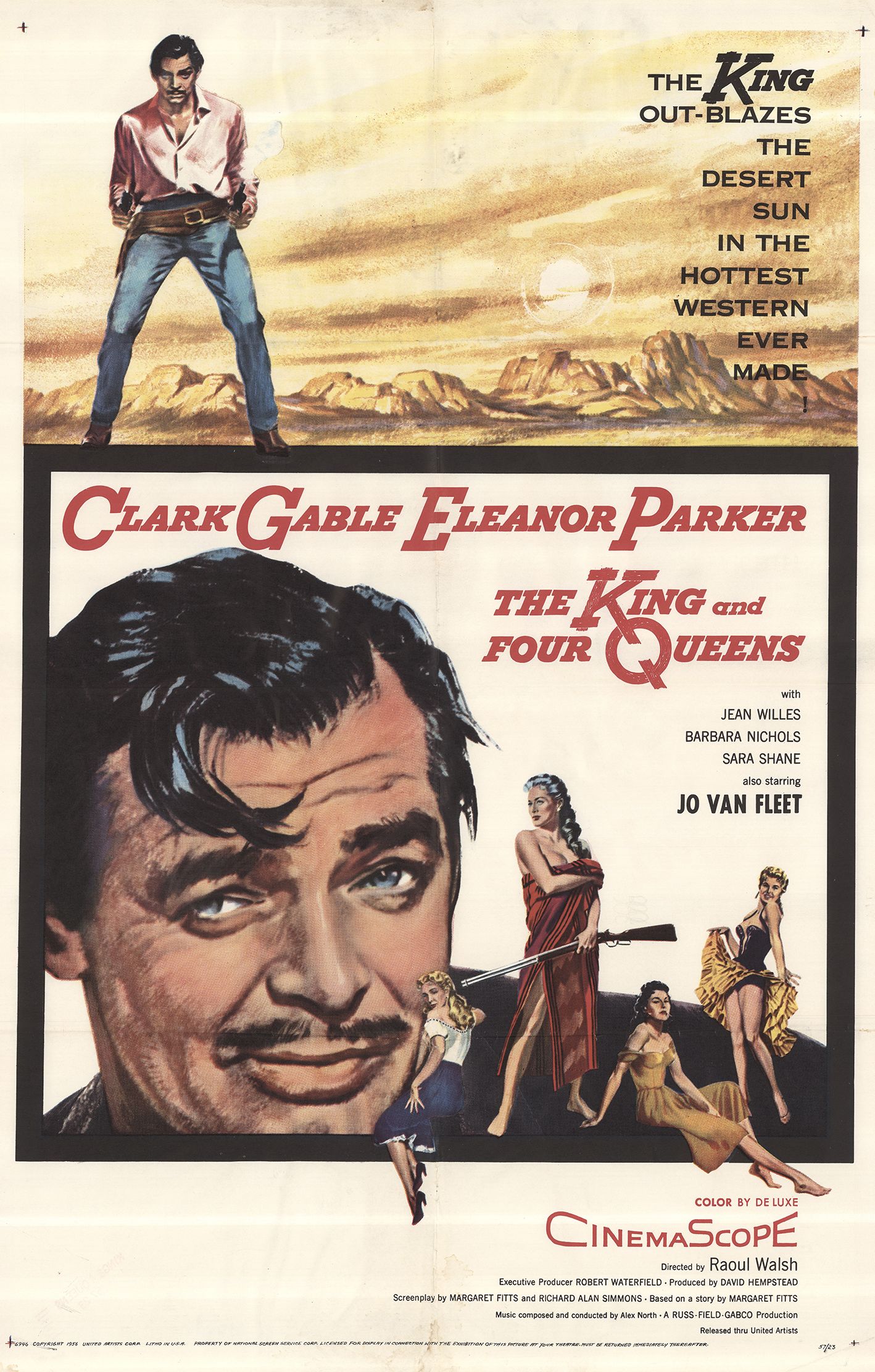 The King and Four Queens movies in France